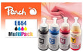 Peach Epson CISS T664, Multi-Pack+ 5x70 ml,2x4000, 3x6500 Seiten