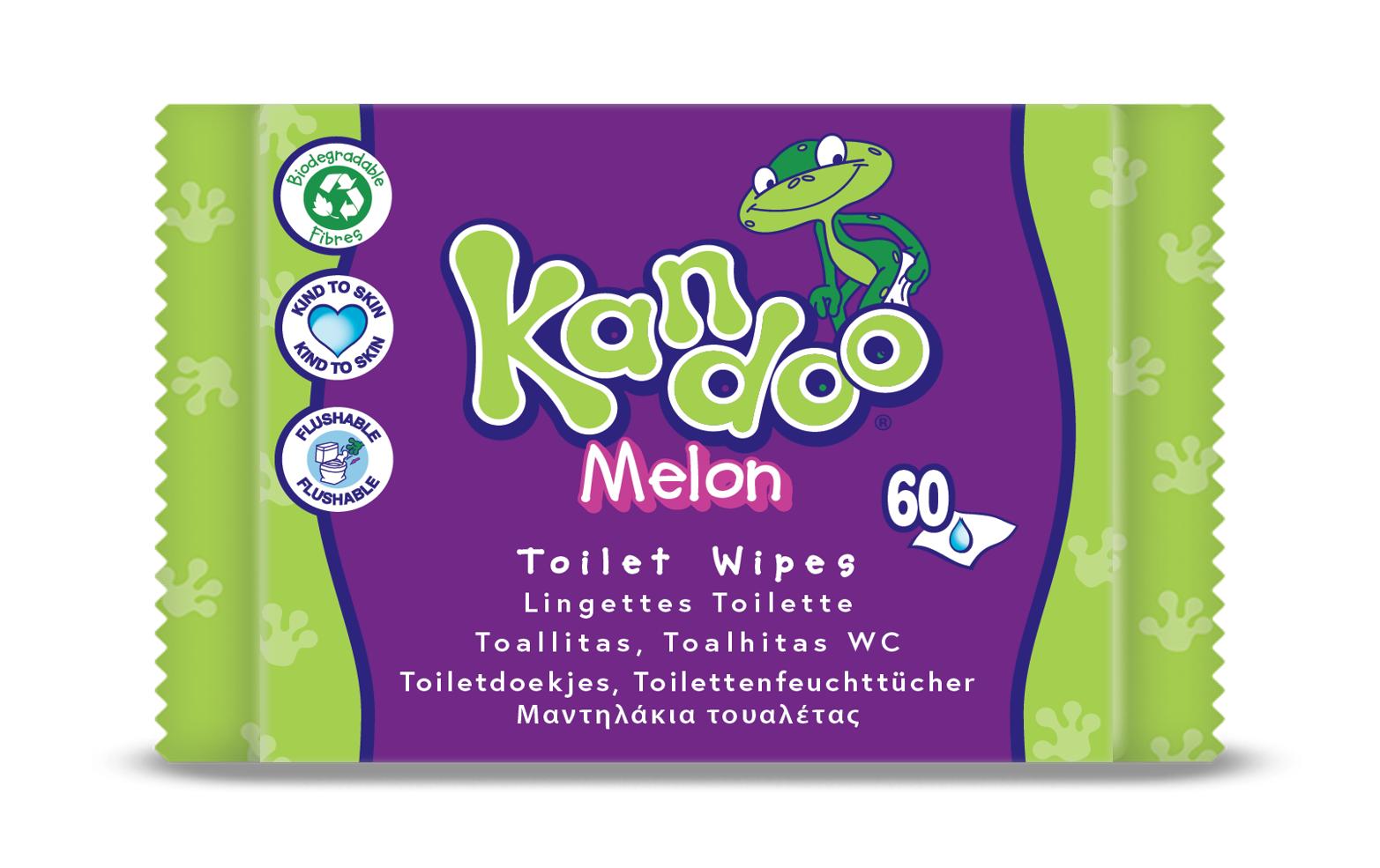 Kandoo Feuchttücher Melone 60 Stück