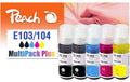 Peach Epson CISS 103/104,MP,T00P640 4x70 ml,1x4500, 3x7500 Seiten