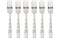 Sambonet Kuchengabel Jungle Inox 6er Set, silbrig, Edelstahl 18/10, GK