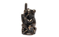 Cane Companions Frosch antike bronze