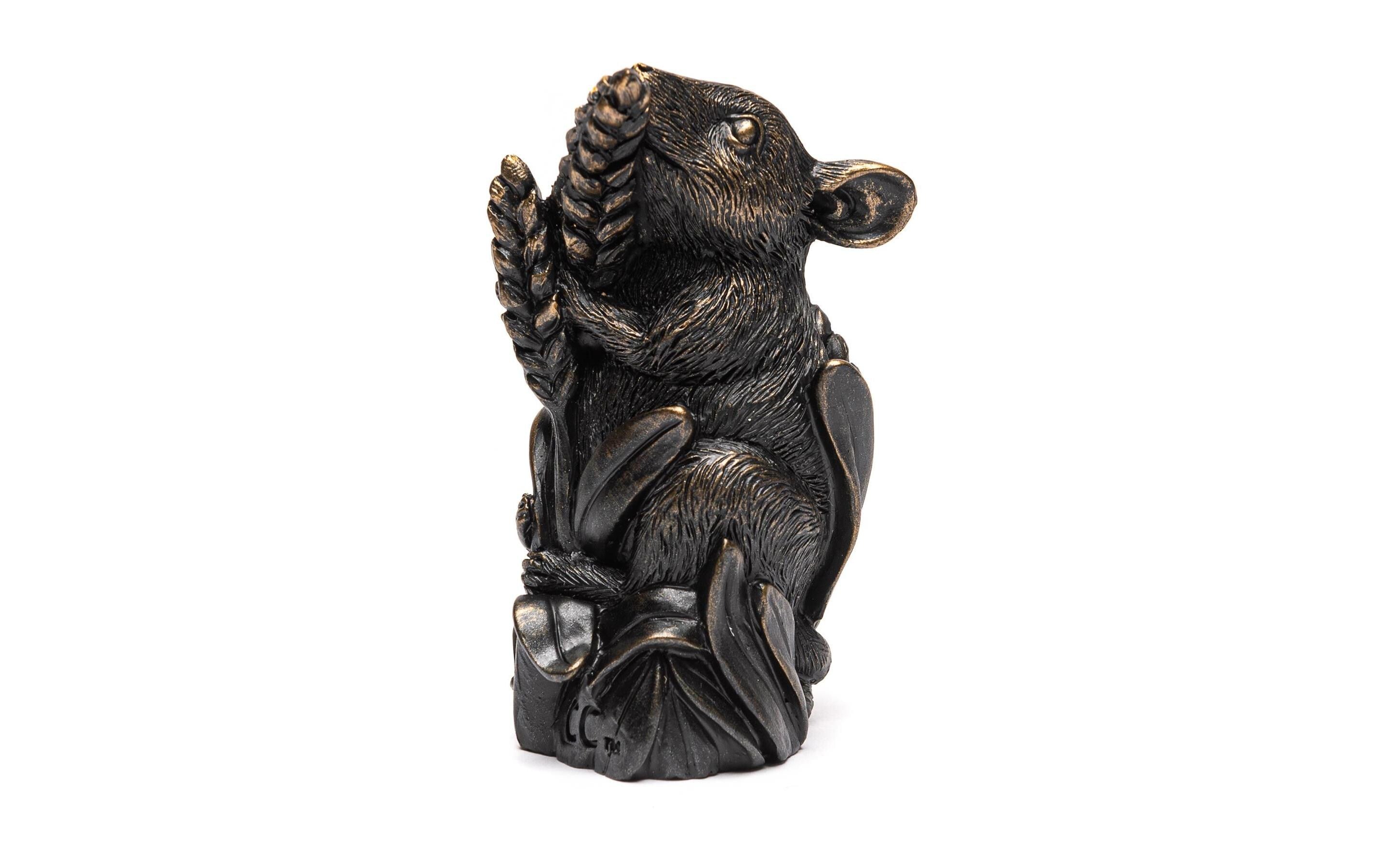 Cane Companions Maus antike bronze