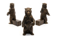 Potty Feet Grizzlybär antike bronze