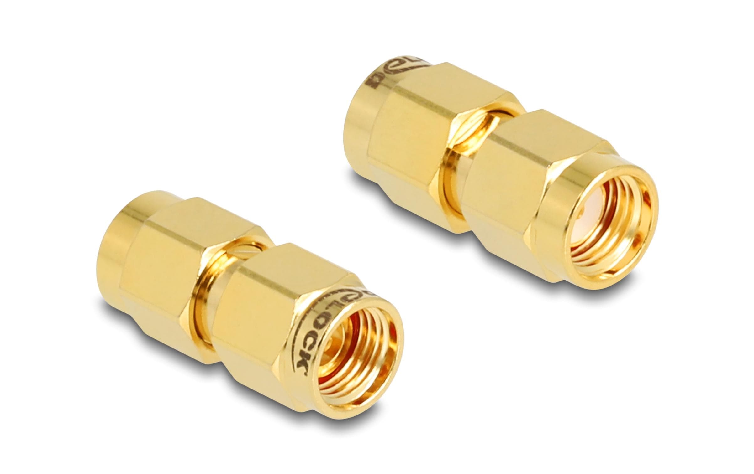 Delock Adapter RP-SMA zu RP-SMA Stecker zu Stecker