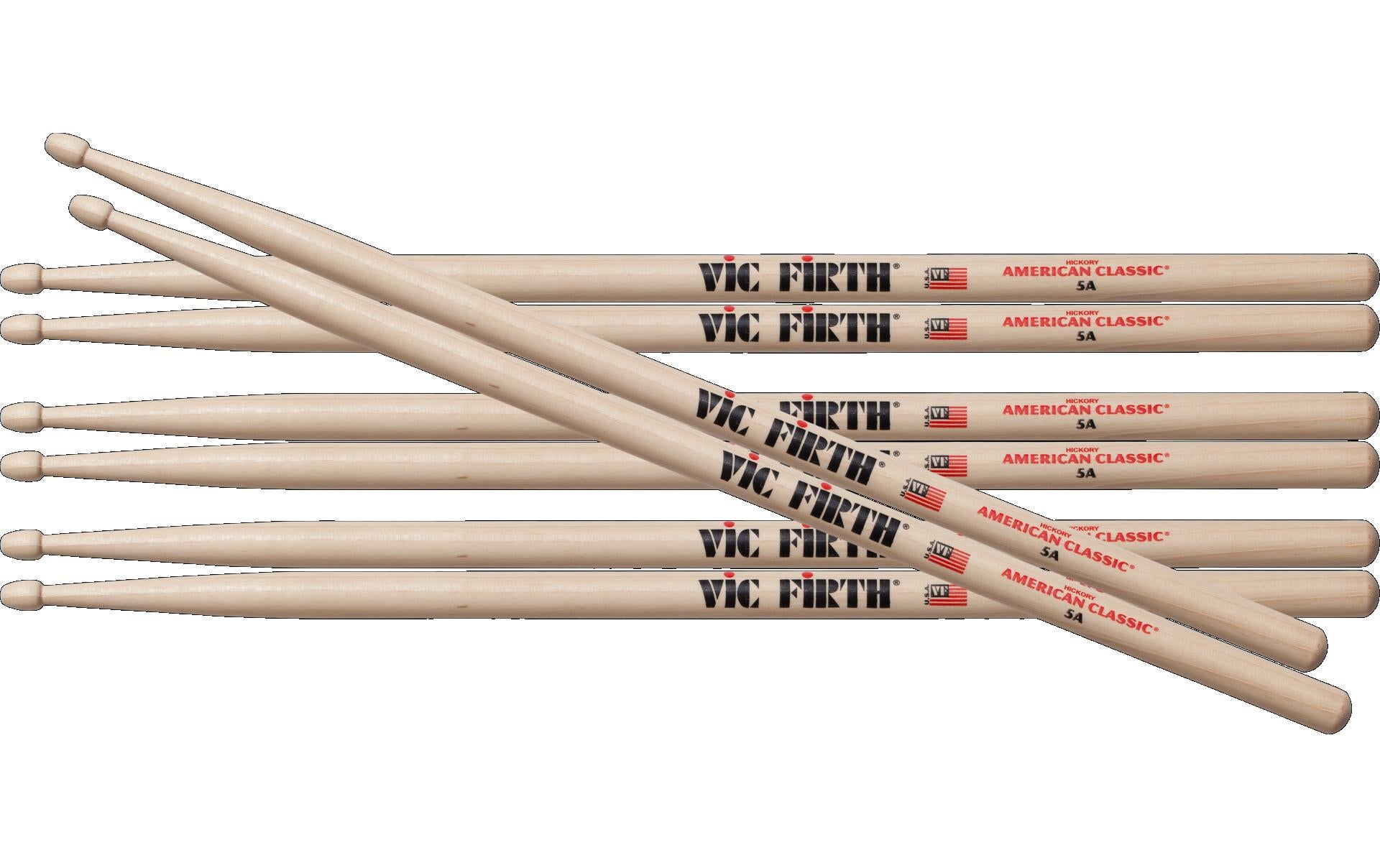 Vic Firth VF5A Value Pack Drum Sticks, 4 Paar, limited