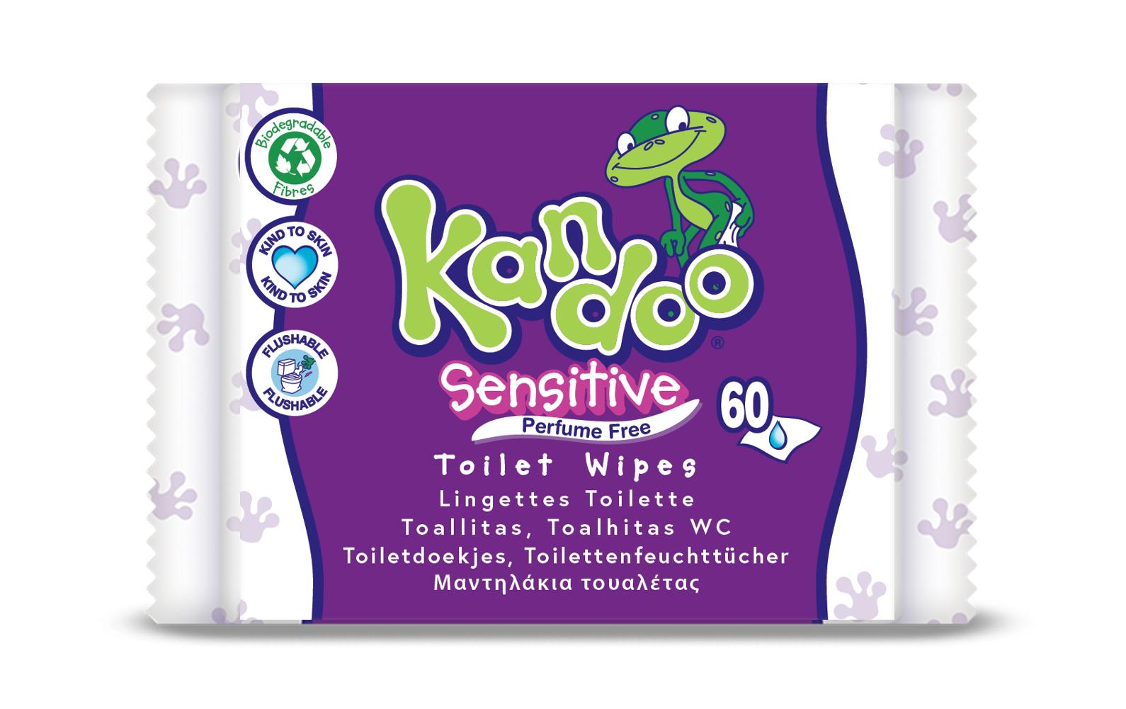 Kandoo Feuchttücher Sensitive 60 Stück