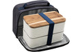 Bento und Lunchbag 11H58 Weiss