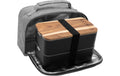 Bento und Lunchbag 11H58 Schwarz