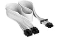 Netzteil Zubehör Corsair 12+4pin PCIe Gen 5 weiss, 12VHPWR, sleeved, 600W