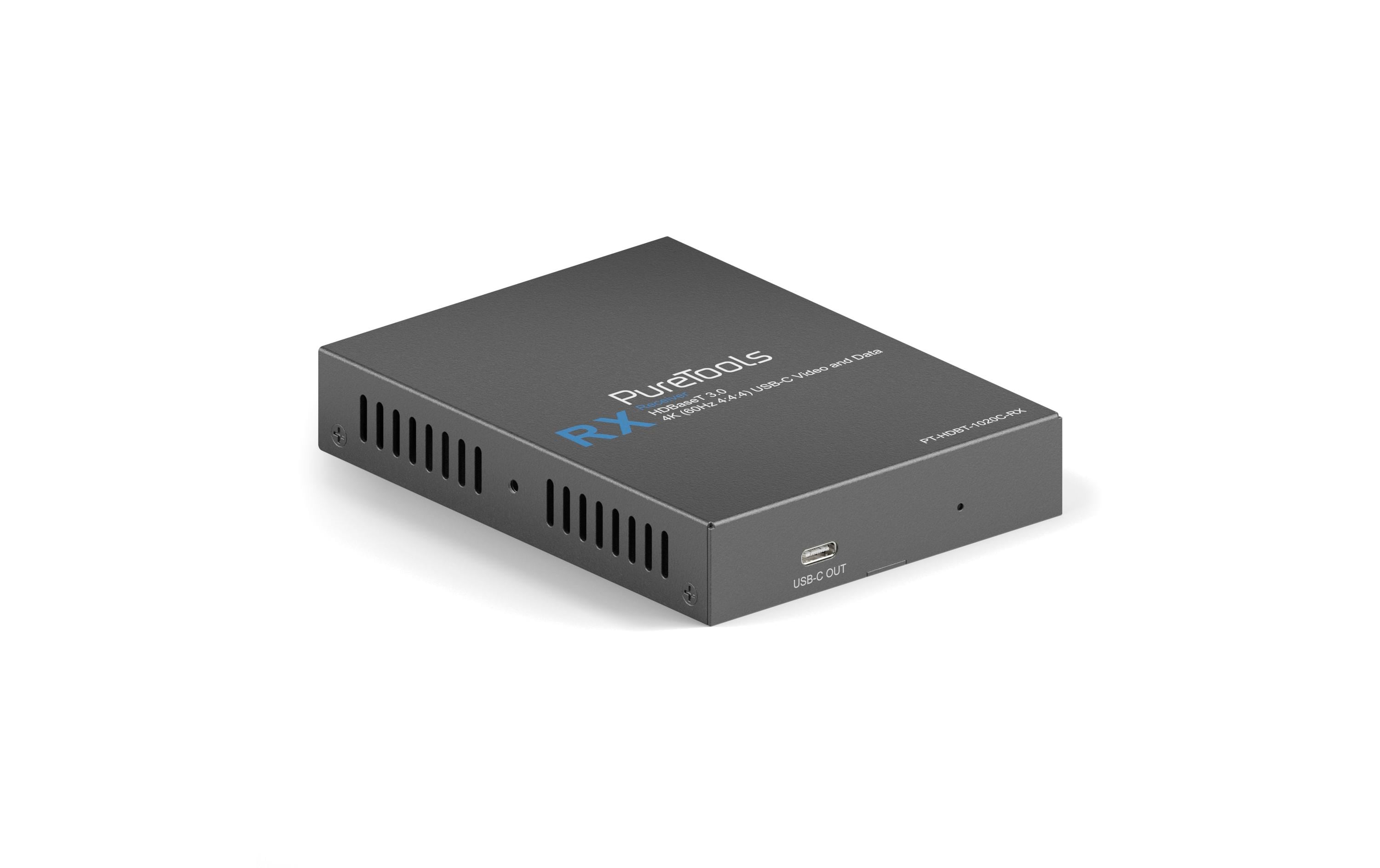 PureTools PT-HDBT-1020C-RX HDBaseT Receiver, USB-C, HDBaseT 3.0, 4K
