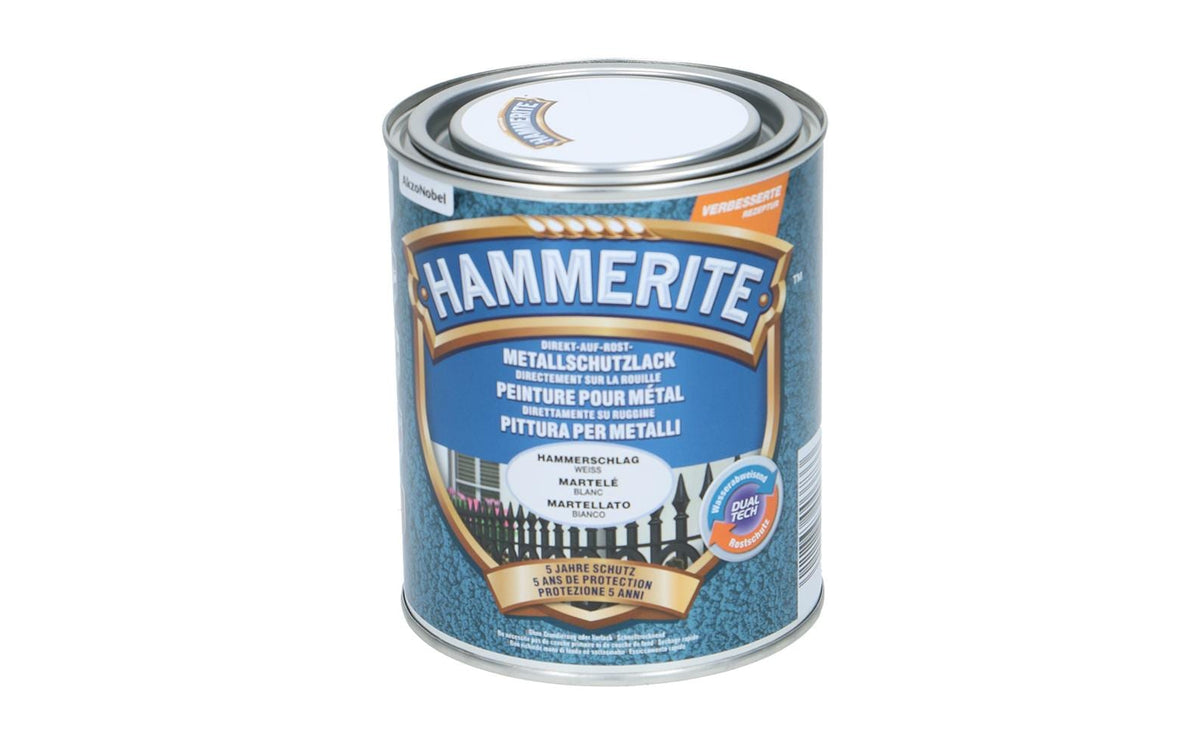 Hammerite Metall-Schutzlack HS weiss Hammerschlag