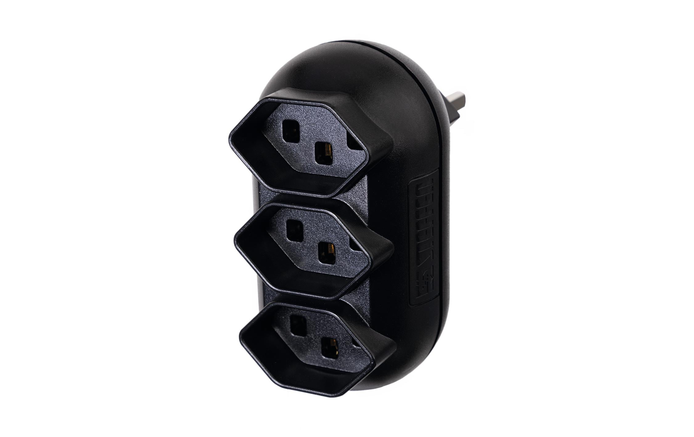 Steffen Mehrfachadapter STRONG 3xT23 schwarz
