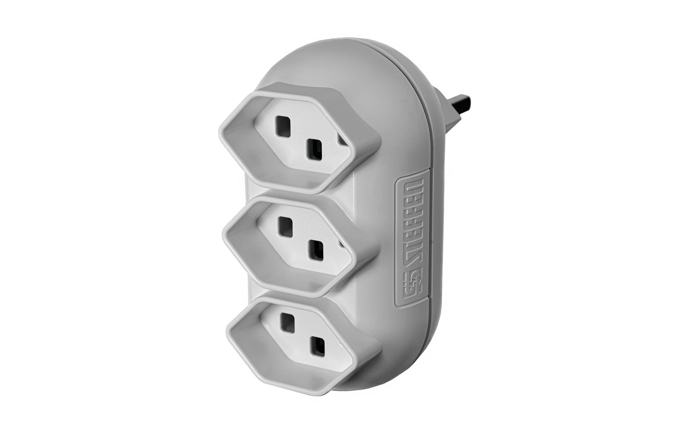 Steffen Mehrfachadapter STRONG 3xT23 weiss