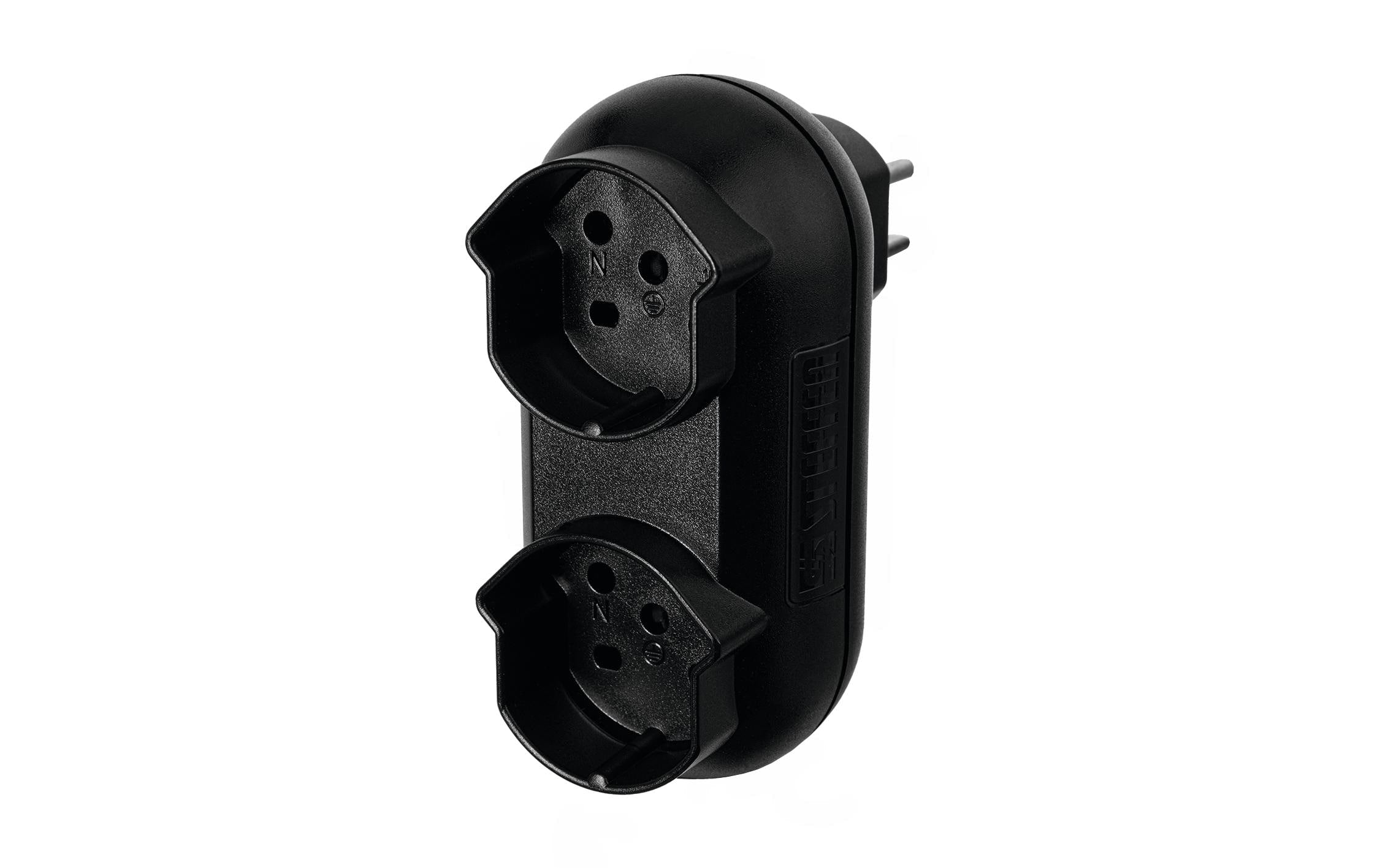 Steffen Mehrfachadapter STRONG 2xT15 schwarz