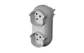 Steffen Mehrfachadapter STRONG 2xT15 weiss