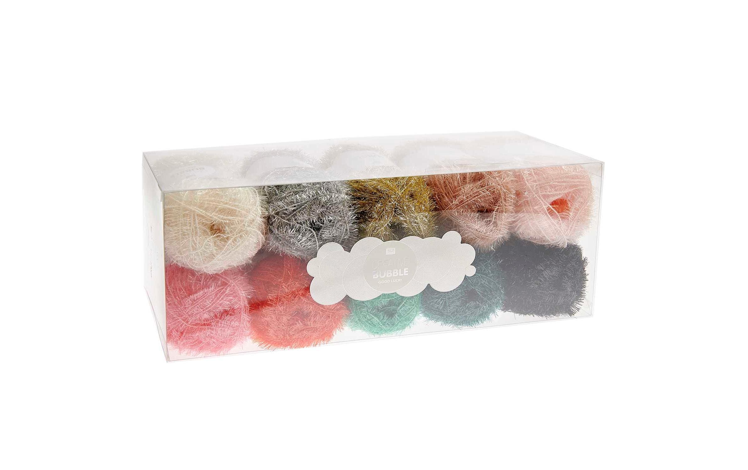 RICO Creative Bubble Set 50 g, 90 m, 100 % PES, 10-teilig