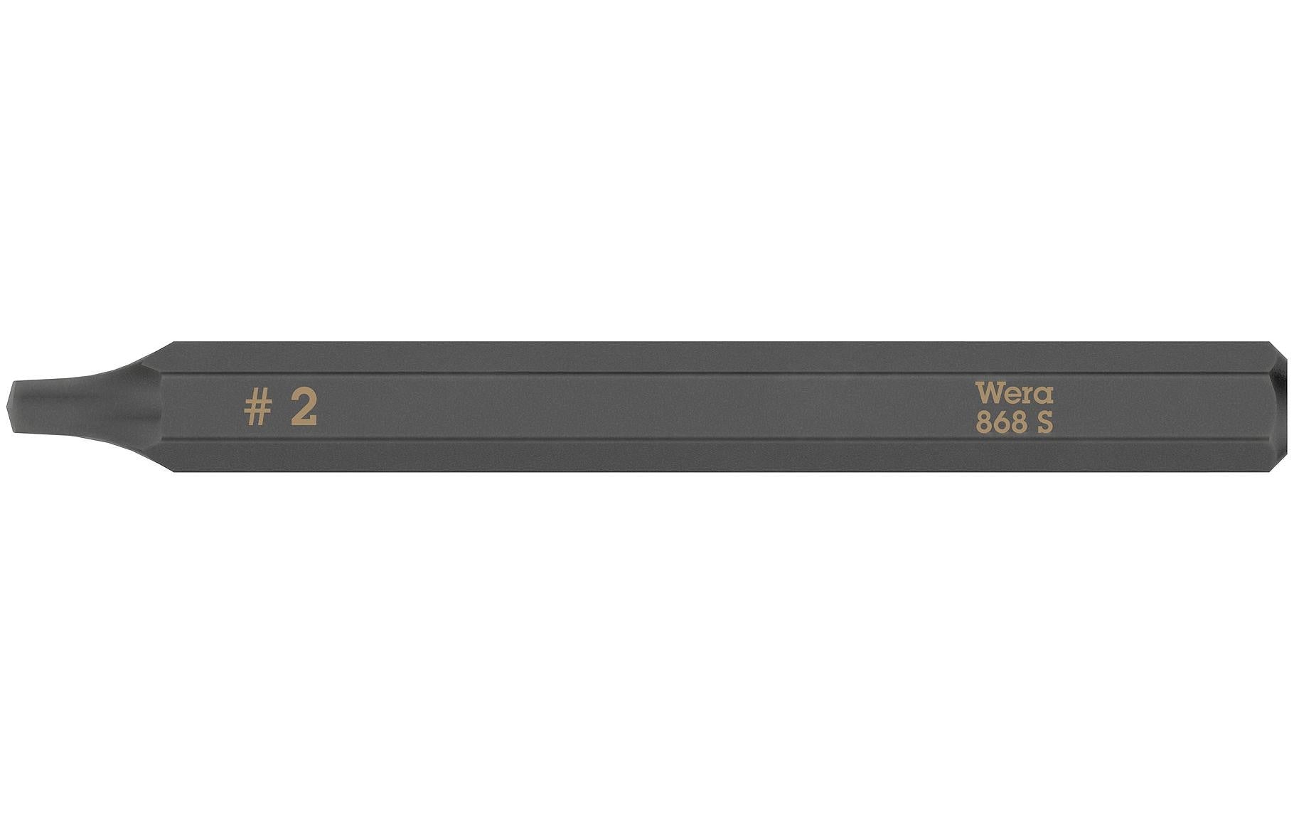 Wera 868 S Innenvierkant Bits für Schlagsc Innenvierkant-Bit für Schlagschrauber