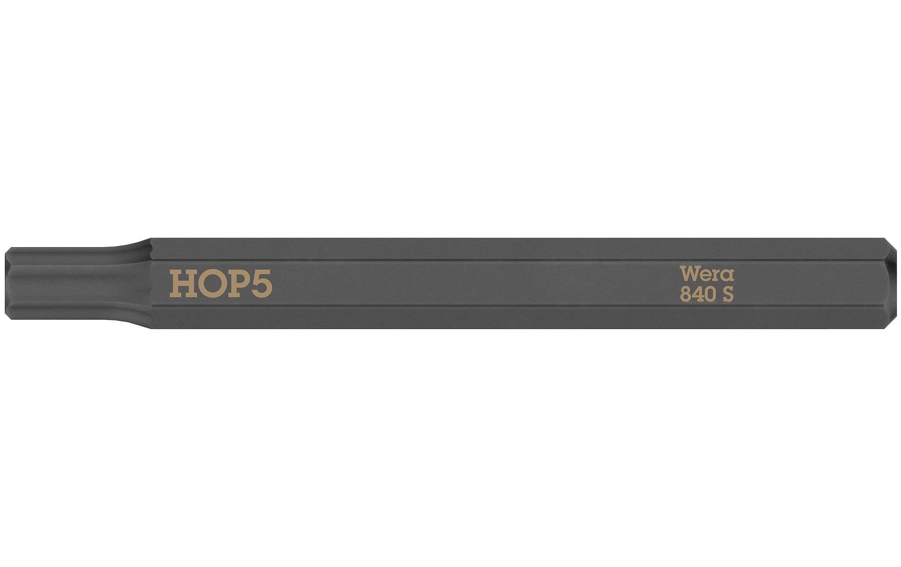 Wera 840 S Hex-Plus Innensechskant Bits fü Innensechskant-Bit für Schlagschrauber