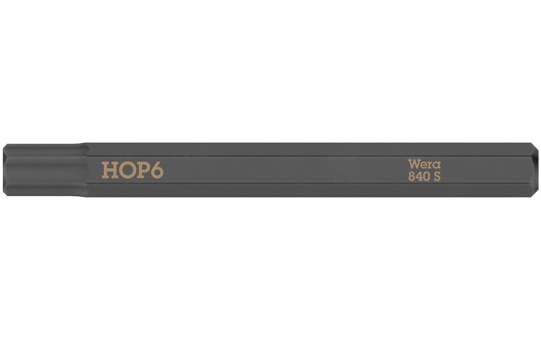 Wera 840 S Hex-Plus Innensechskant Bits fü Innensechskant-Bit für Schlagschrauber