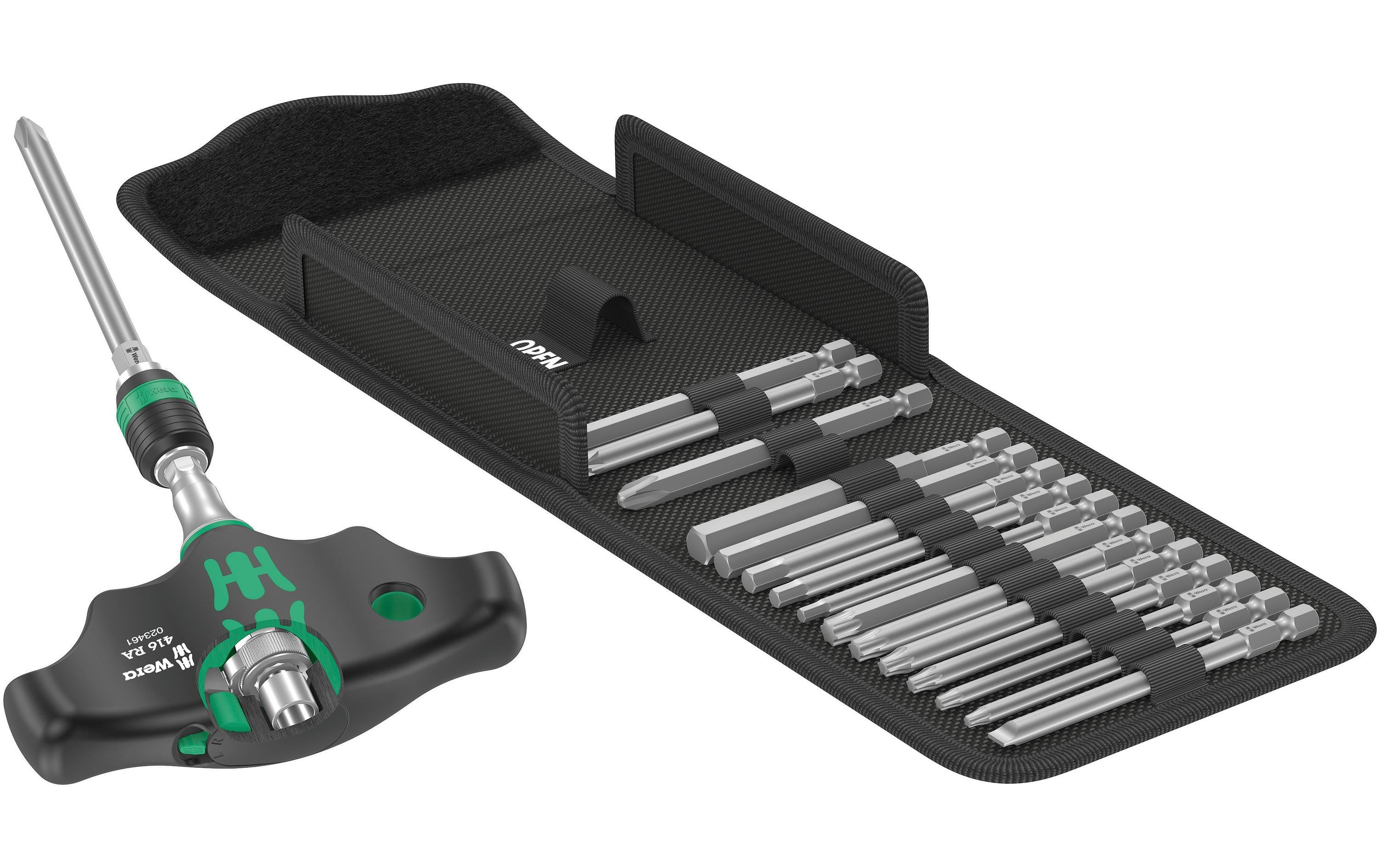 Wera Kraftform Kompakt 400 RA Set 1 Bit-Sortiment