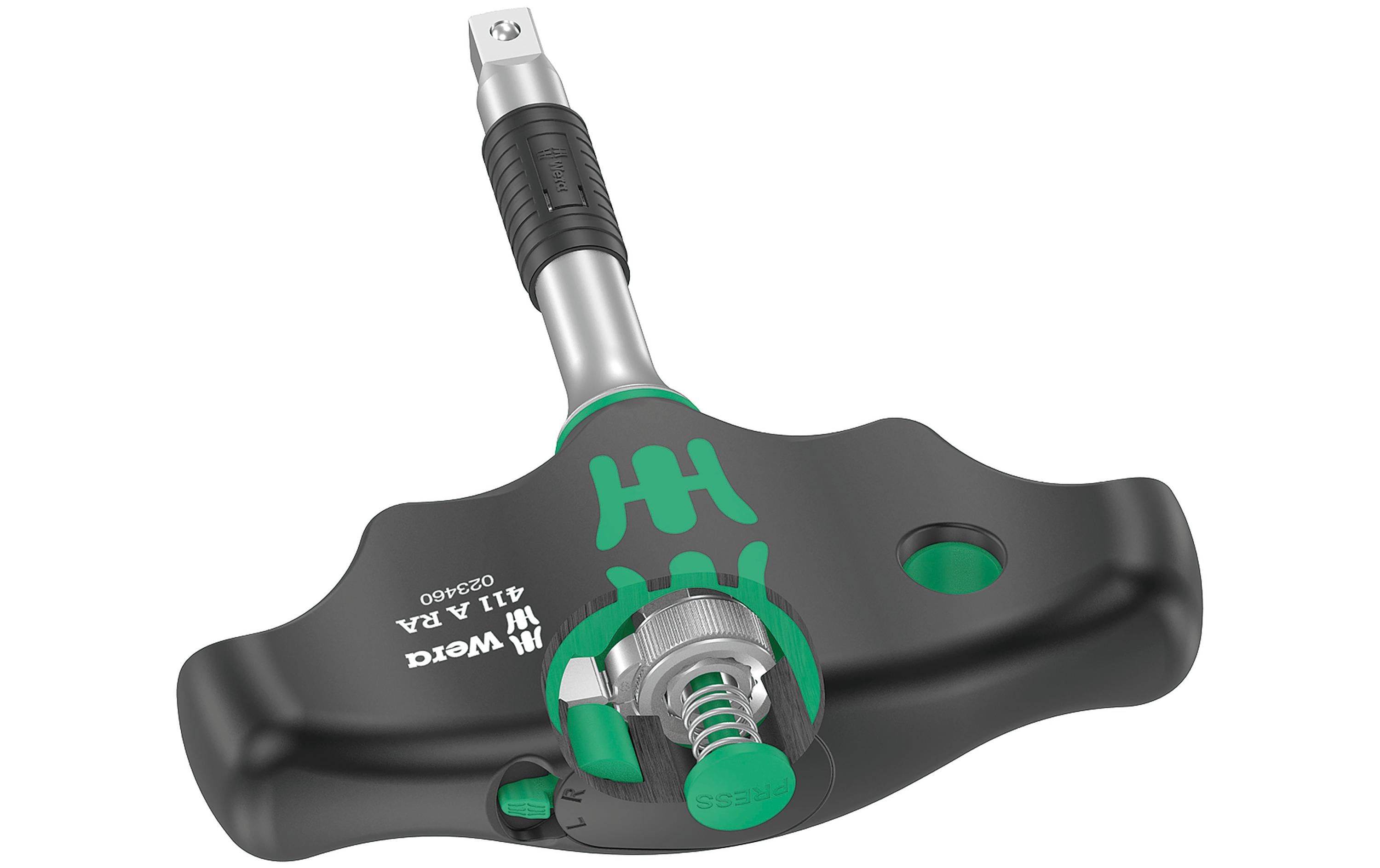 Wera 411 A RA Quergriff-Adapterschraubendr Quergriff-Adapterschraubendreher m. Ratsche
