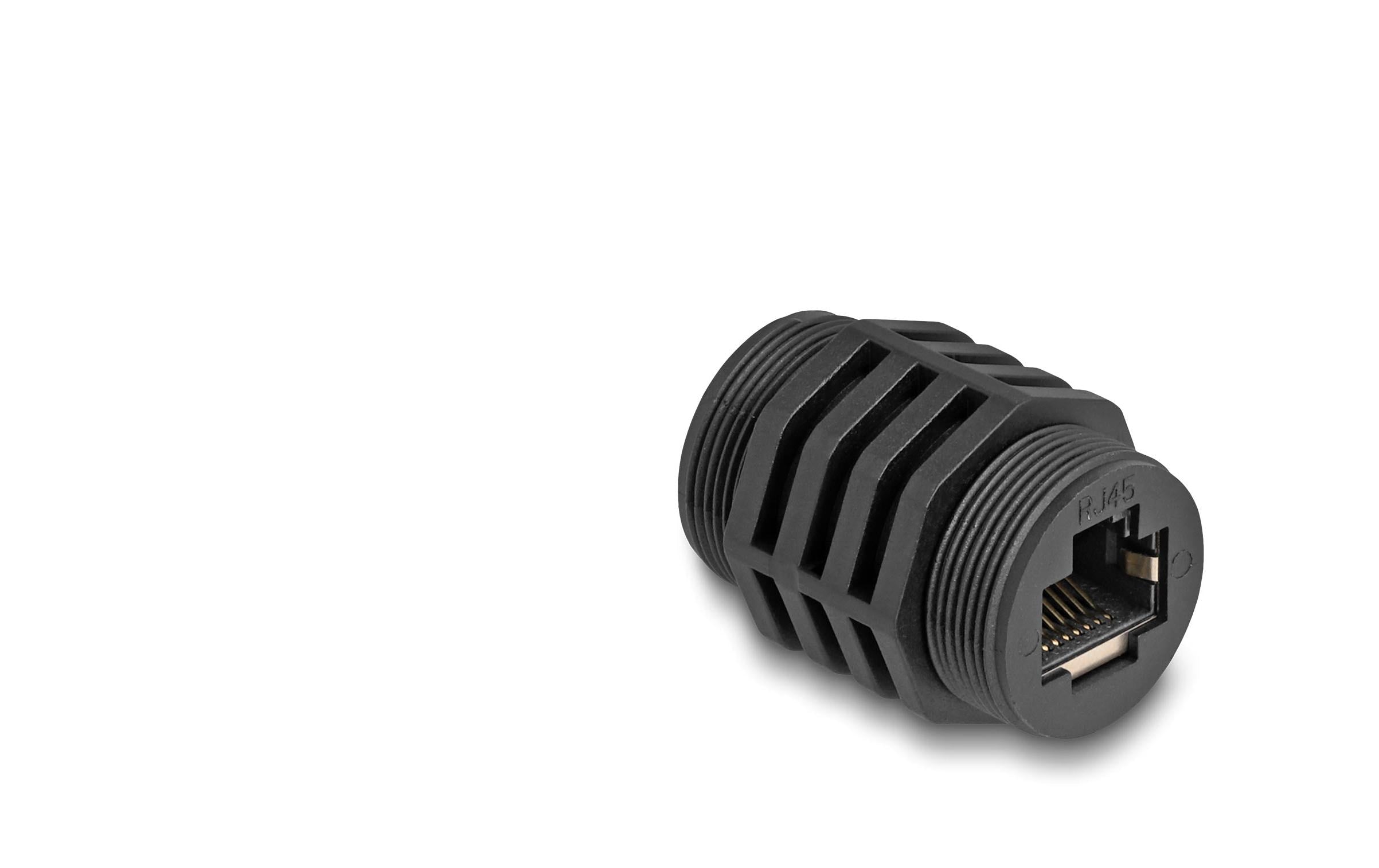 Delock RJ45 Cat.6A Einbaumodul IP67 staub/wasserdicht, schwarz