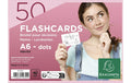Exacompta Karteikarte farbig A6, Dots, rosa, 50 Stk