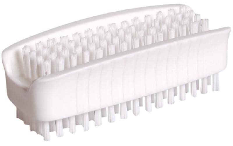 Edi Baur Handwaschbürste weiss PP, Besatz Nylon weiss, 9x4x3cm
