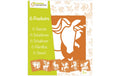 Avenue Mandarine Schablonen Set Einhörner 15.2 x 17.5 cm, 6 Schablonen