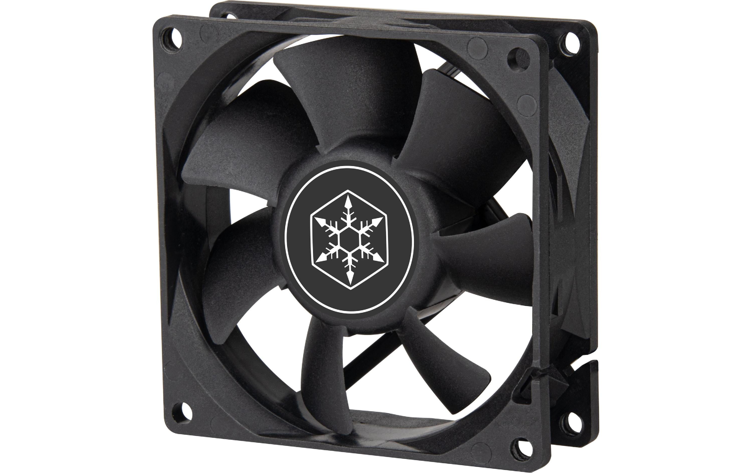 Gehäuselüfter SilverStone SST-FN80B 80x80x25mm, 12V, 22.9 dBA
