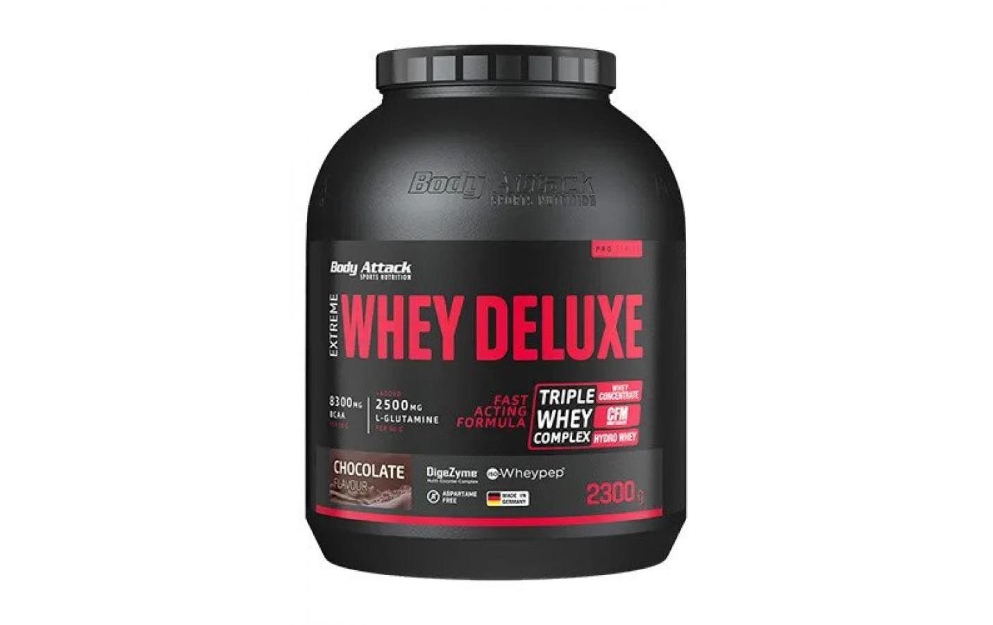 Body Attack Extreme Whey Deluxe Geschmack: Schoko 2300g Dose