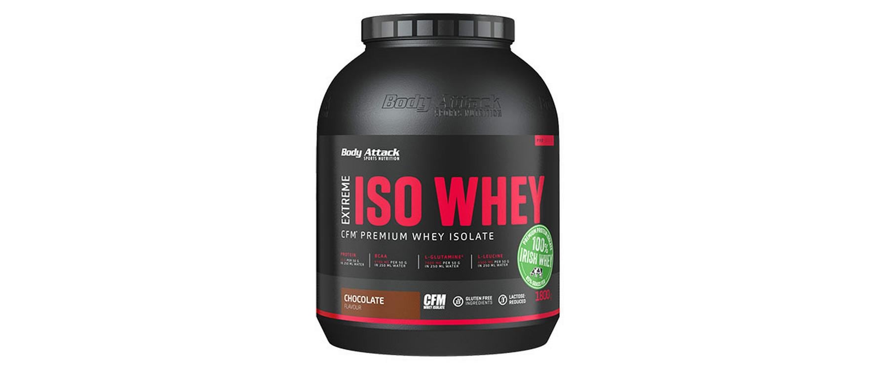 Body Attack Extreme Iso Whey Professional Geschmack: Schoko 1800g Dose