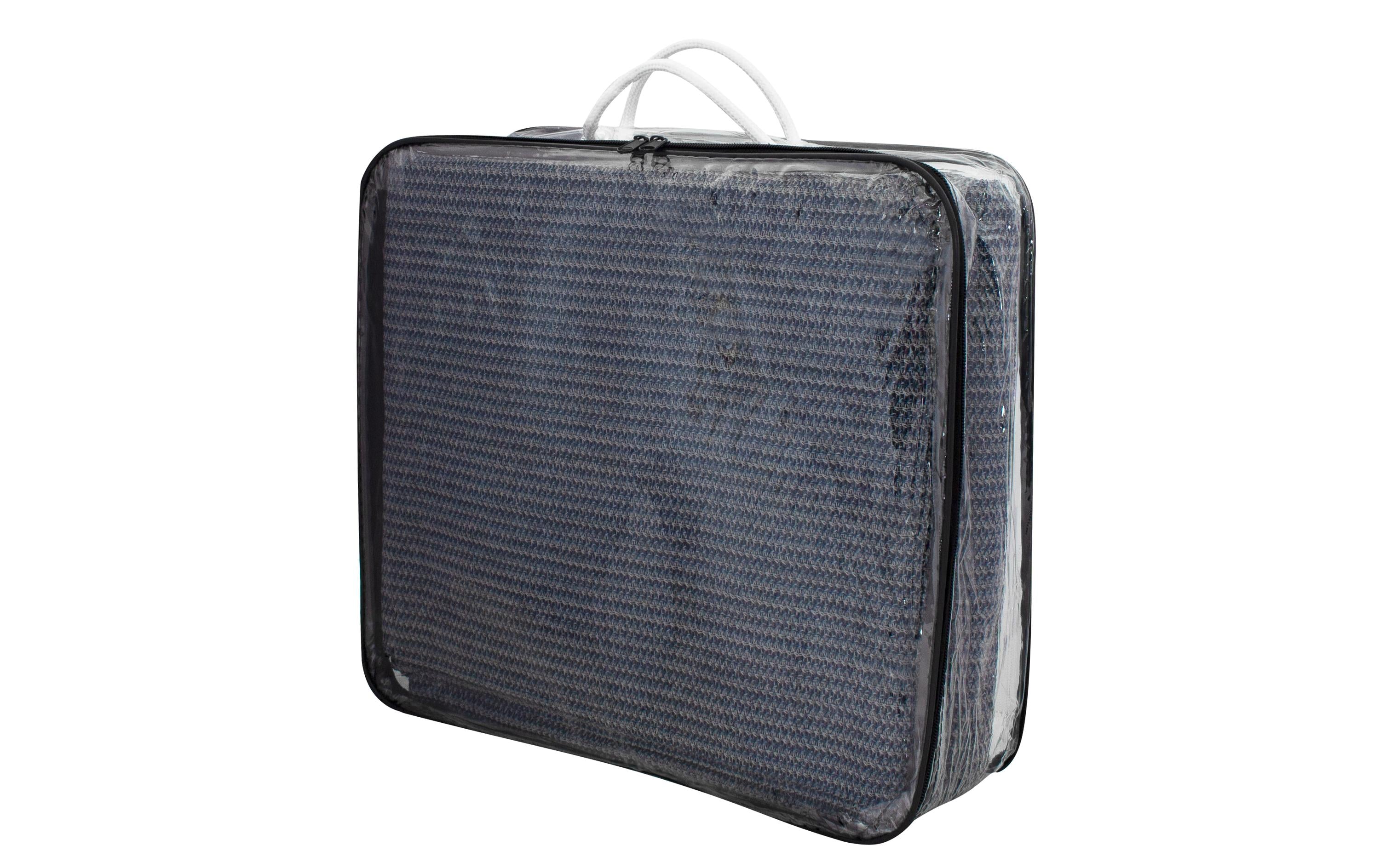 Multi Teppich Grau/Marine