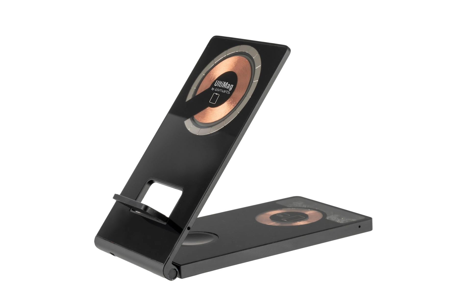 4smarts Charger UltiMag TrioFold 15W Schwarz, Lucid