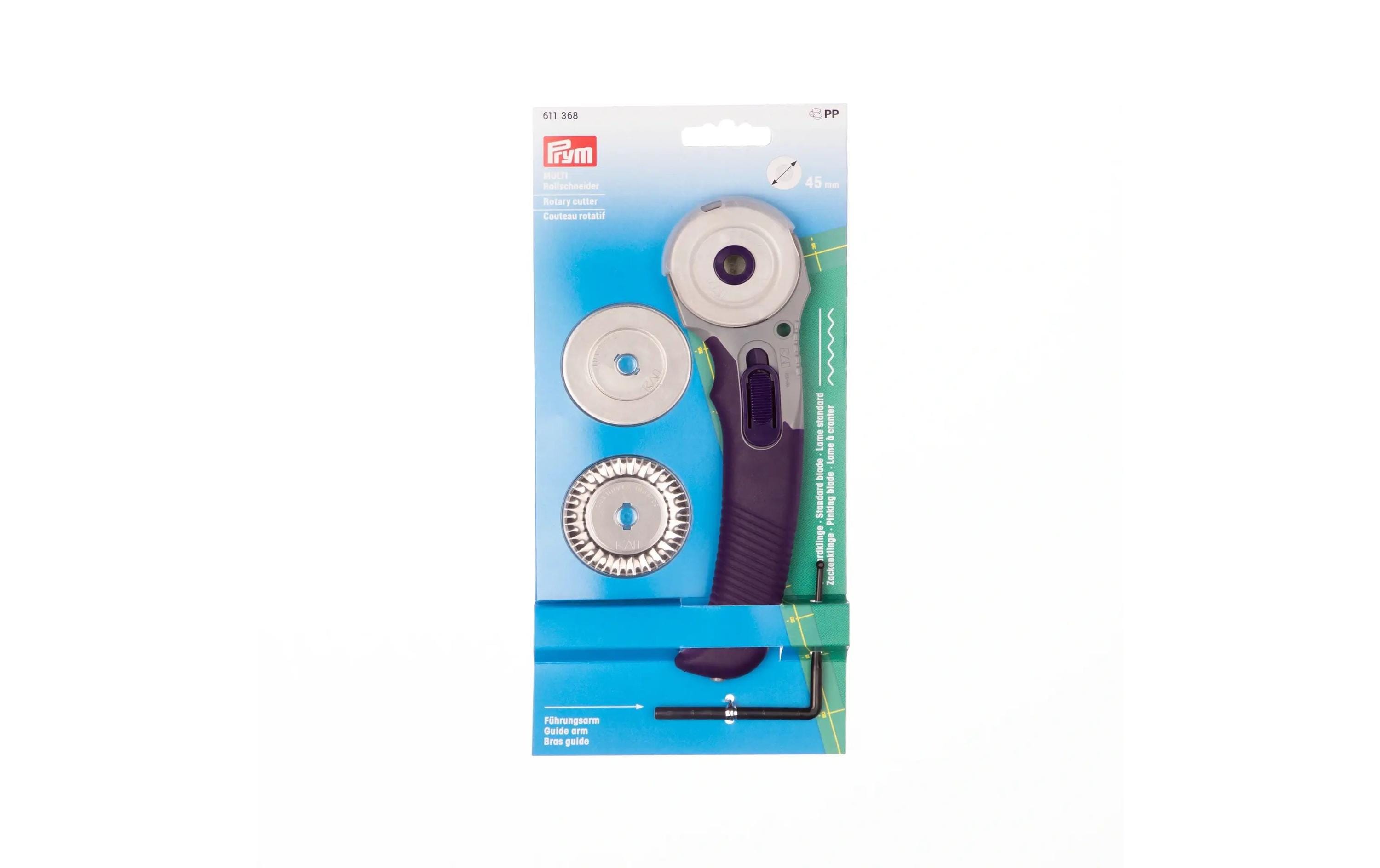 Prym Rollschneider Multi mit 3 Klingen 45mm