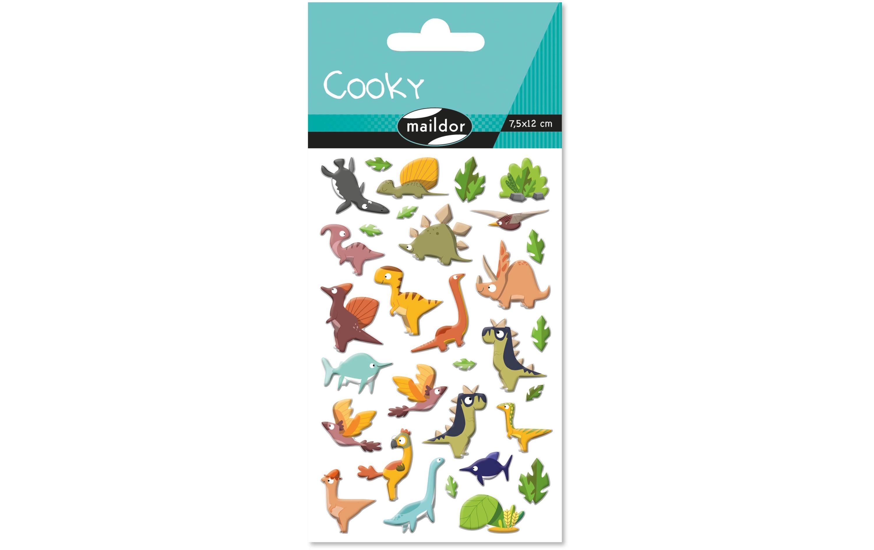 Clairefontaine Sticker Cooky Dinosaurier 1 Stickerbogen