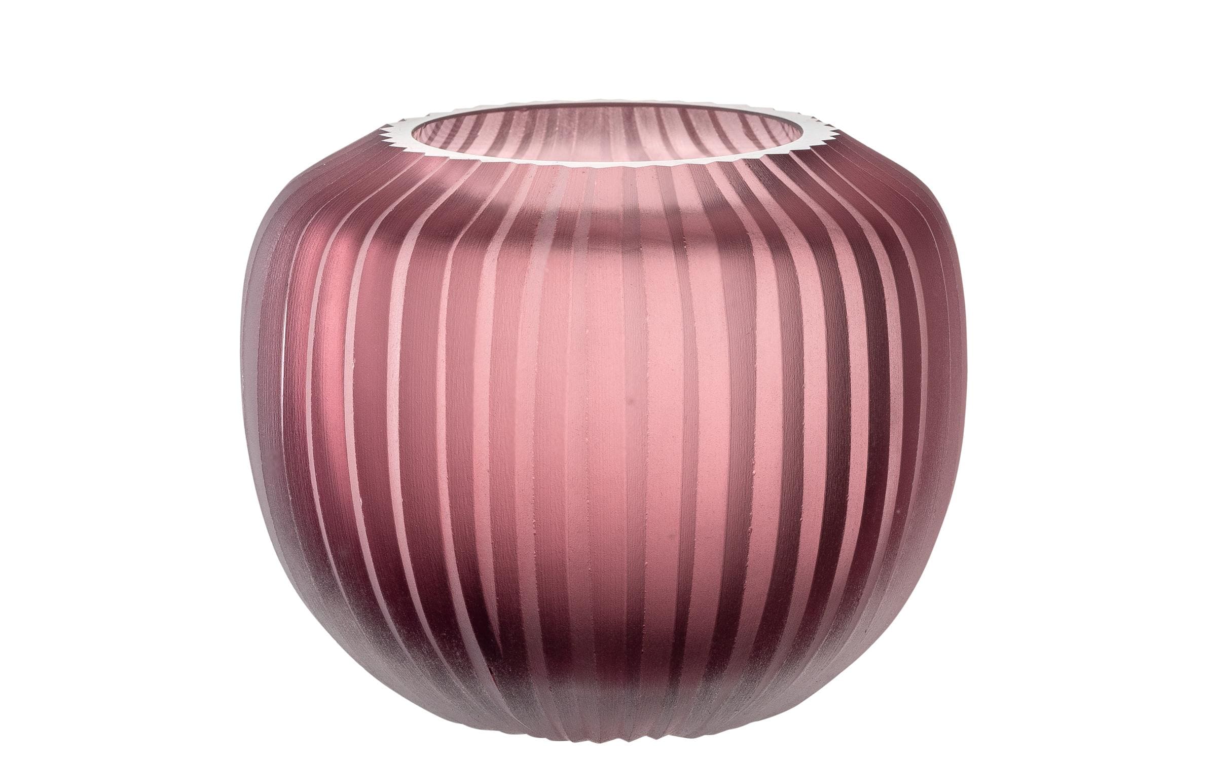 Leonardo Vase Bellagio, Berry 10x11 cm (HxD), 500ml, Glas, Handmade
