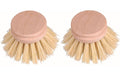 Edi Baur Ersatzköpfe Tip Duo-Set Buchenholz FSC, Besatz Naturfiber, 6x6x4cm