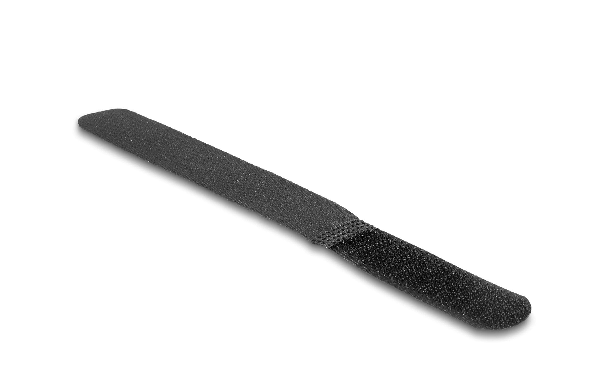 Delock Klettkabelbinder, 10 Stück L: 180mm x B: 20mm, schwarz