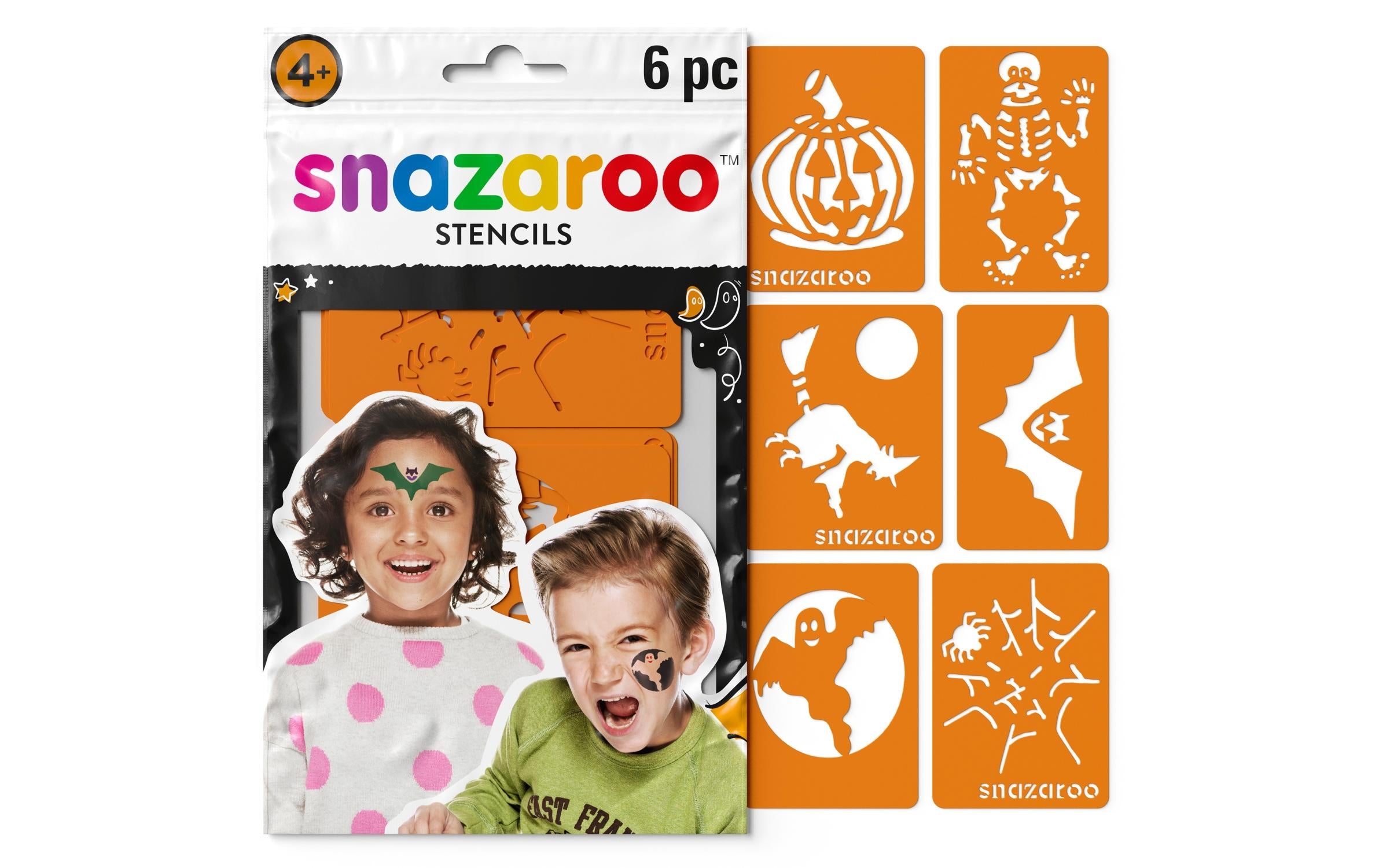 Snazaroo Schablonen Halloween 6 Stk