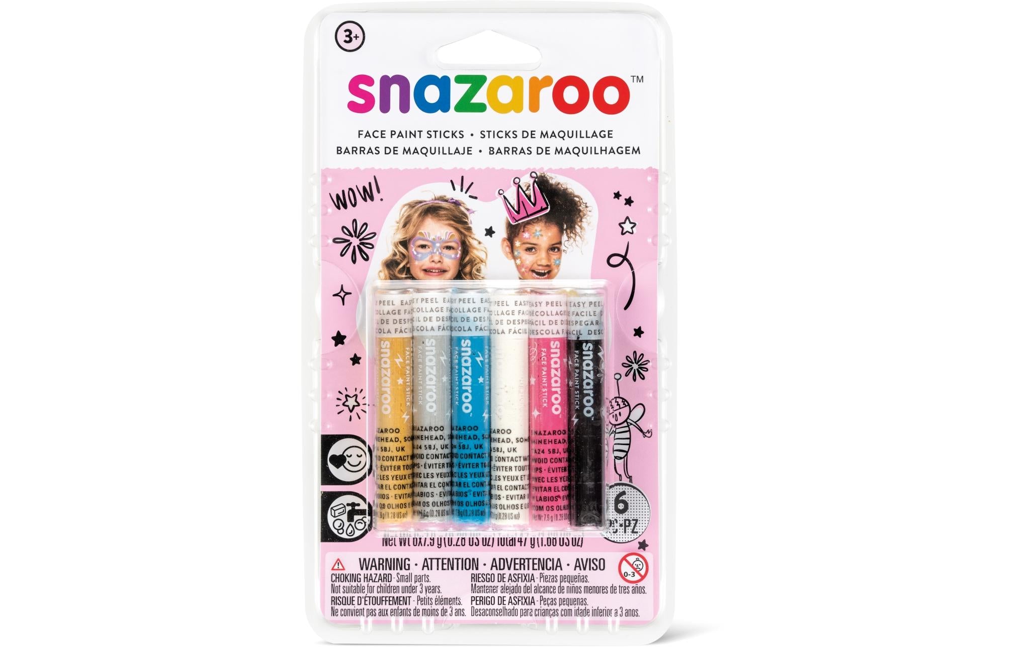 Snazaroo Schminkstifte Mädchen 6 Stk