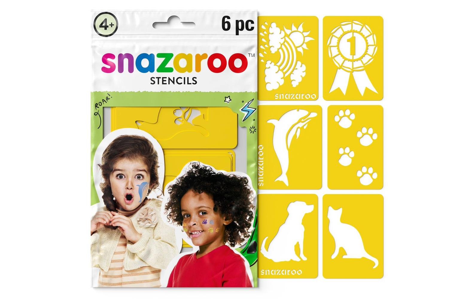 Snazaroo Schablonen Gemischt 6 Stk