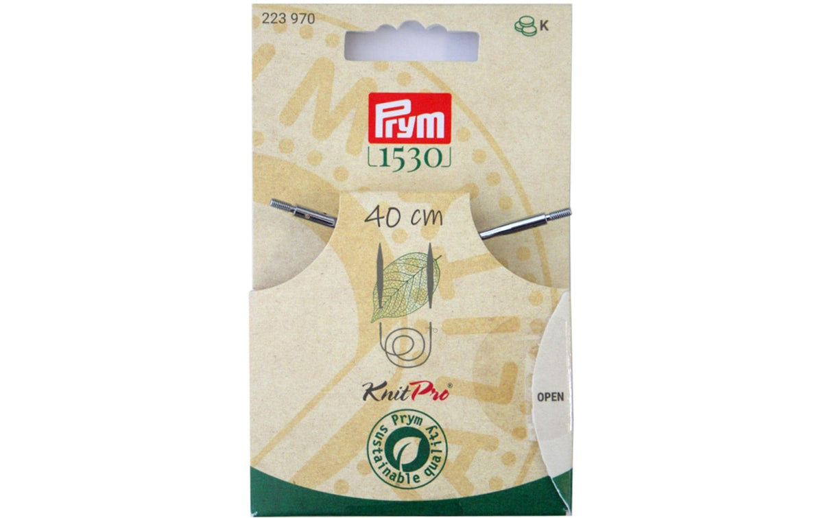 Prym Seil& Zubehör für Rundstricknadeln, 40 cm