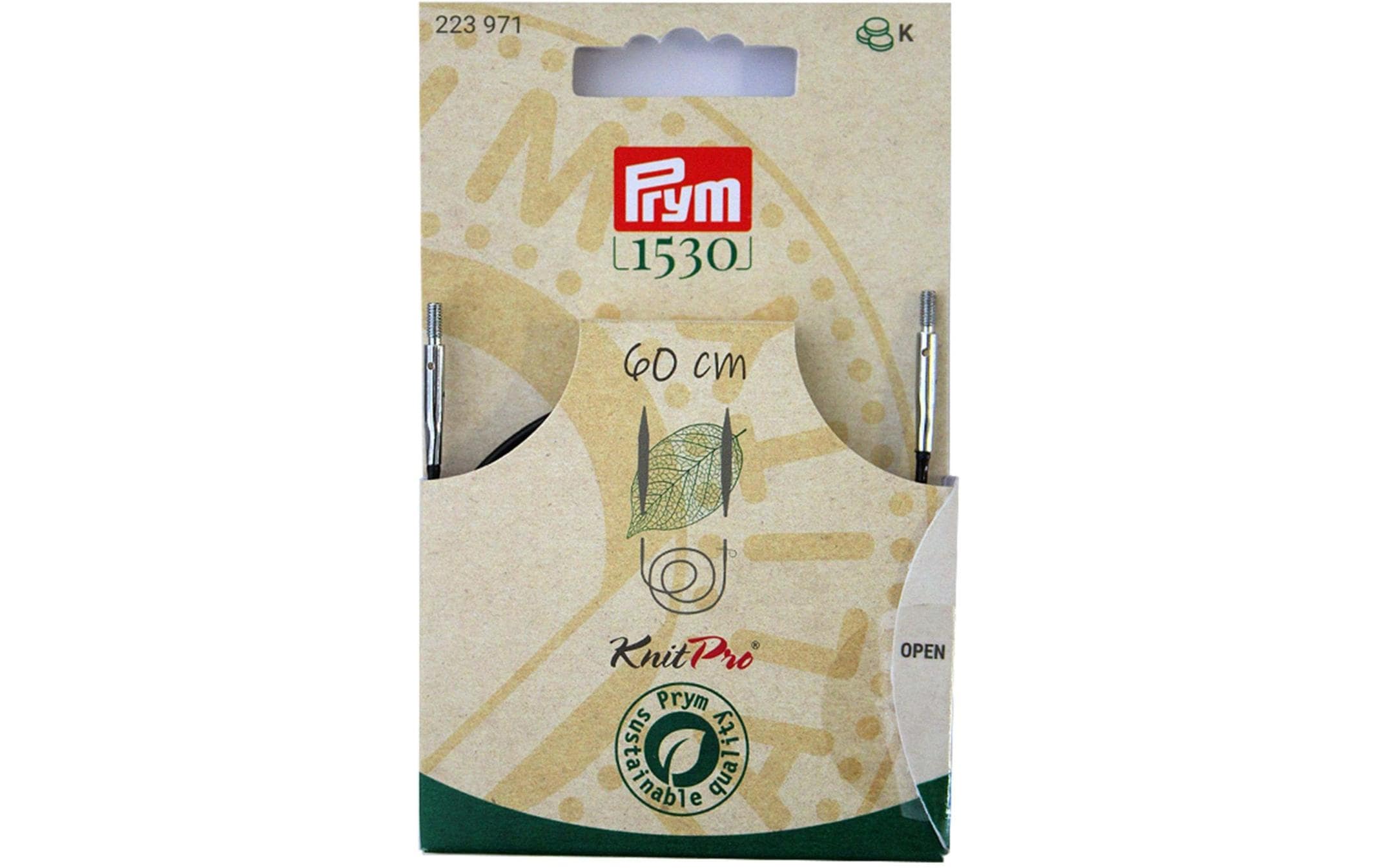 Prym Seil& Zubehör für Rundstricknadeln, 60 cm