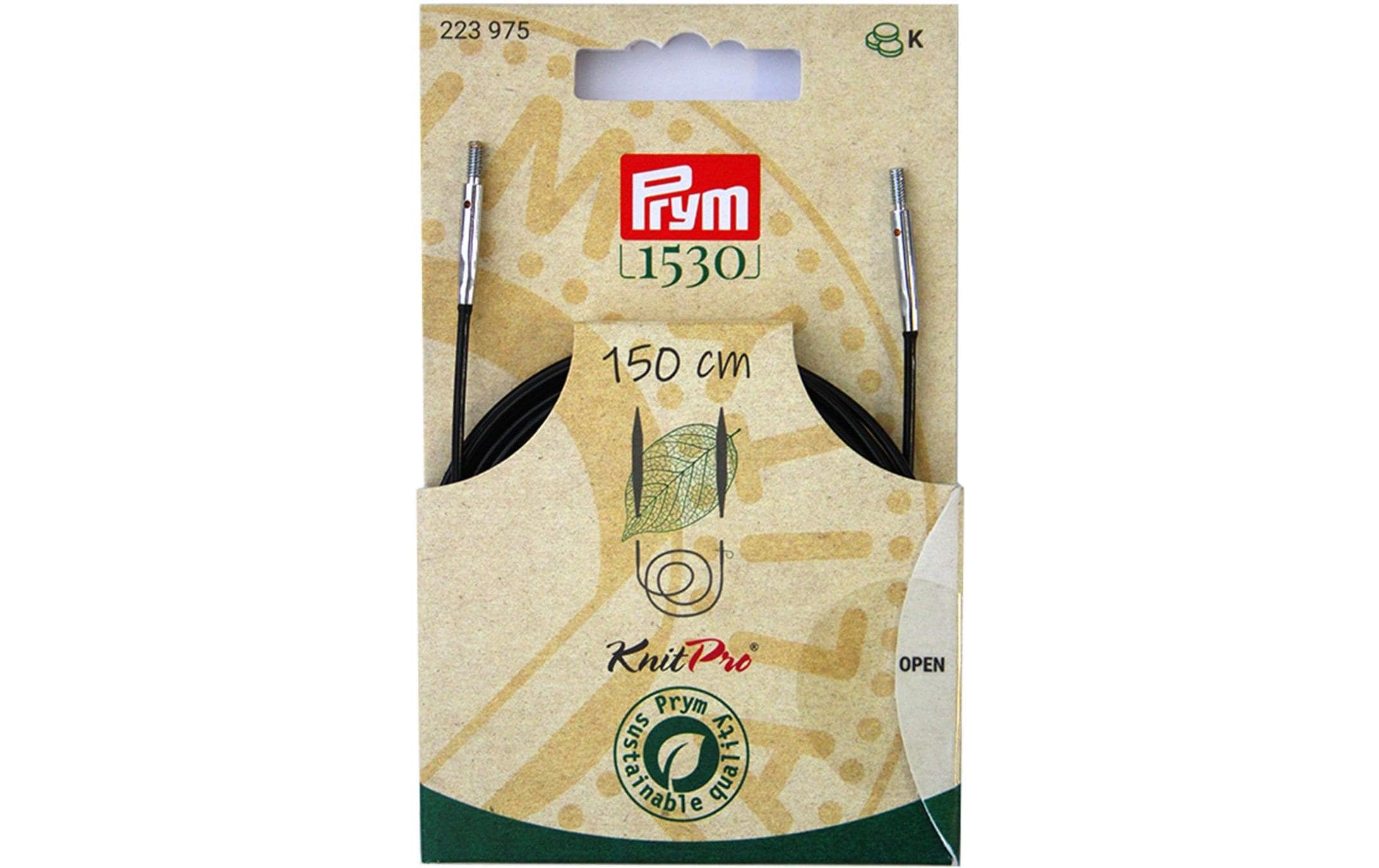 Prym Seil& Zubehör für Rundstricknadeln, 150 cm