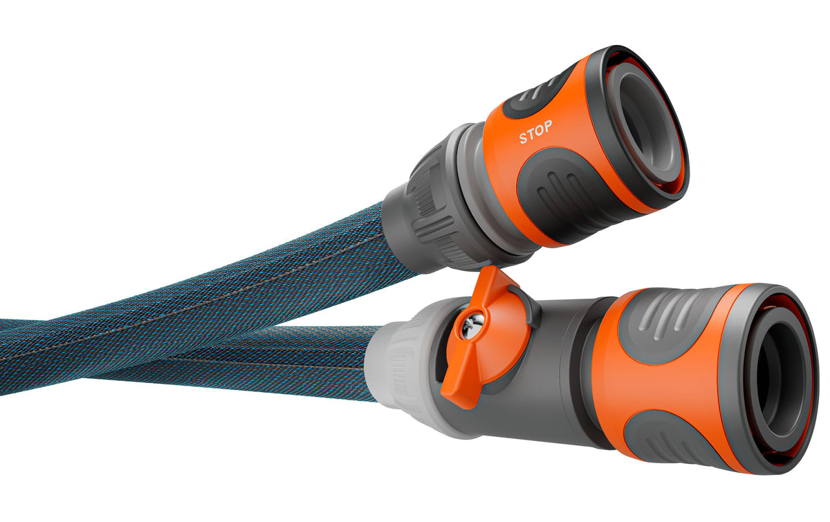 Gardena Textilschlauch Liano Xtreme 1/2", 10 m Set + Indoor-Adapter