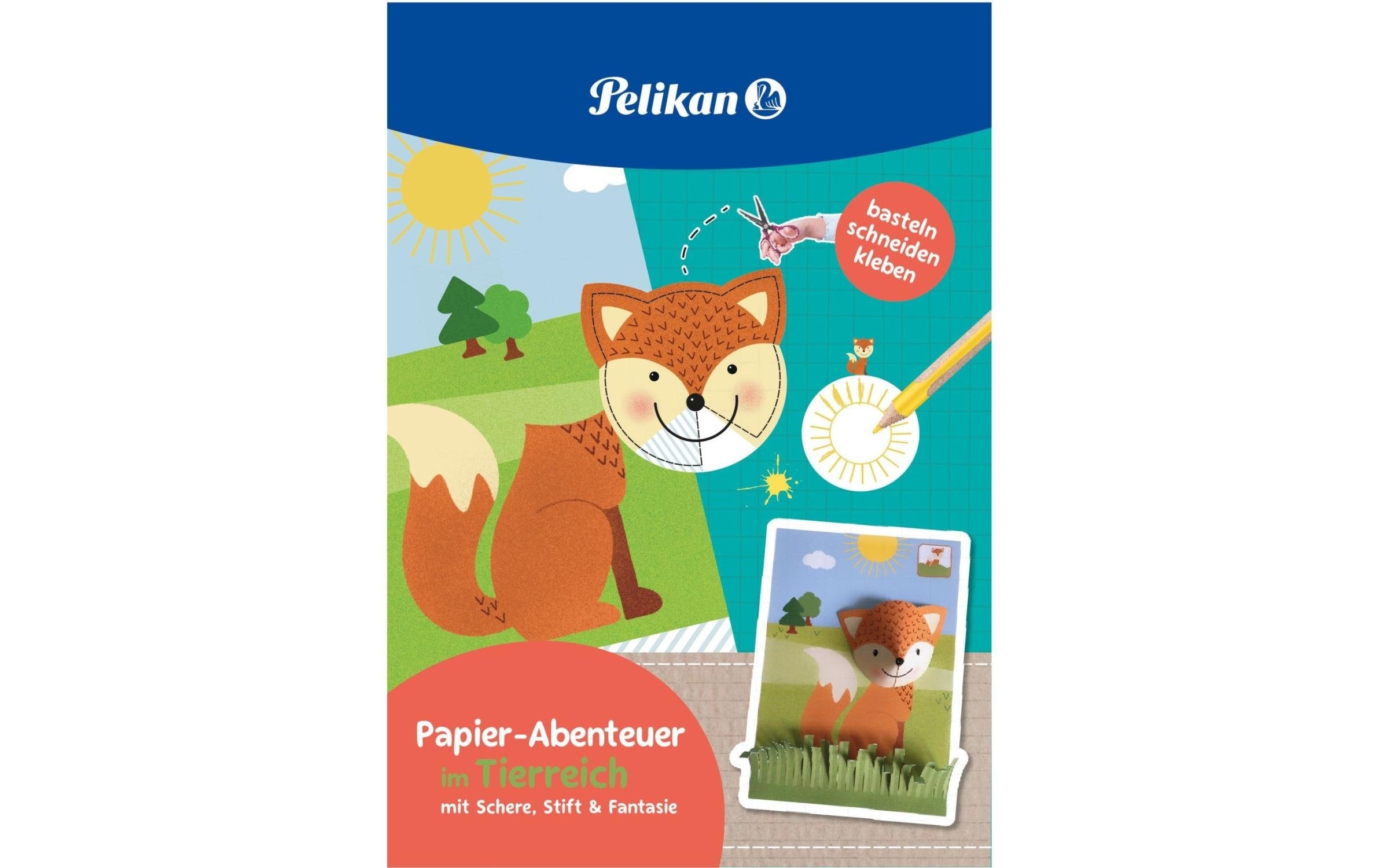Pelikan Bastelbuch Thema Tiere FSC