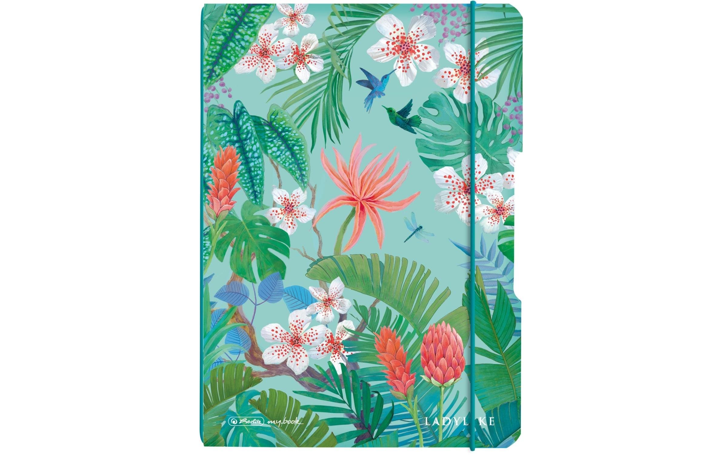 Herlitz my.book flex Notizheft A5 40 Blatt punktiert, Ladylike Jungle