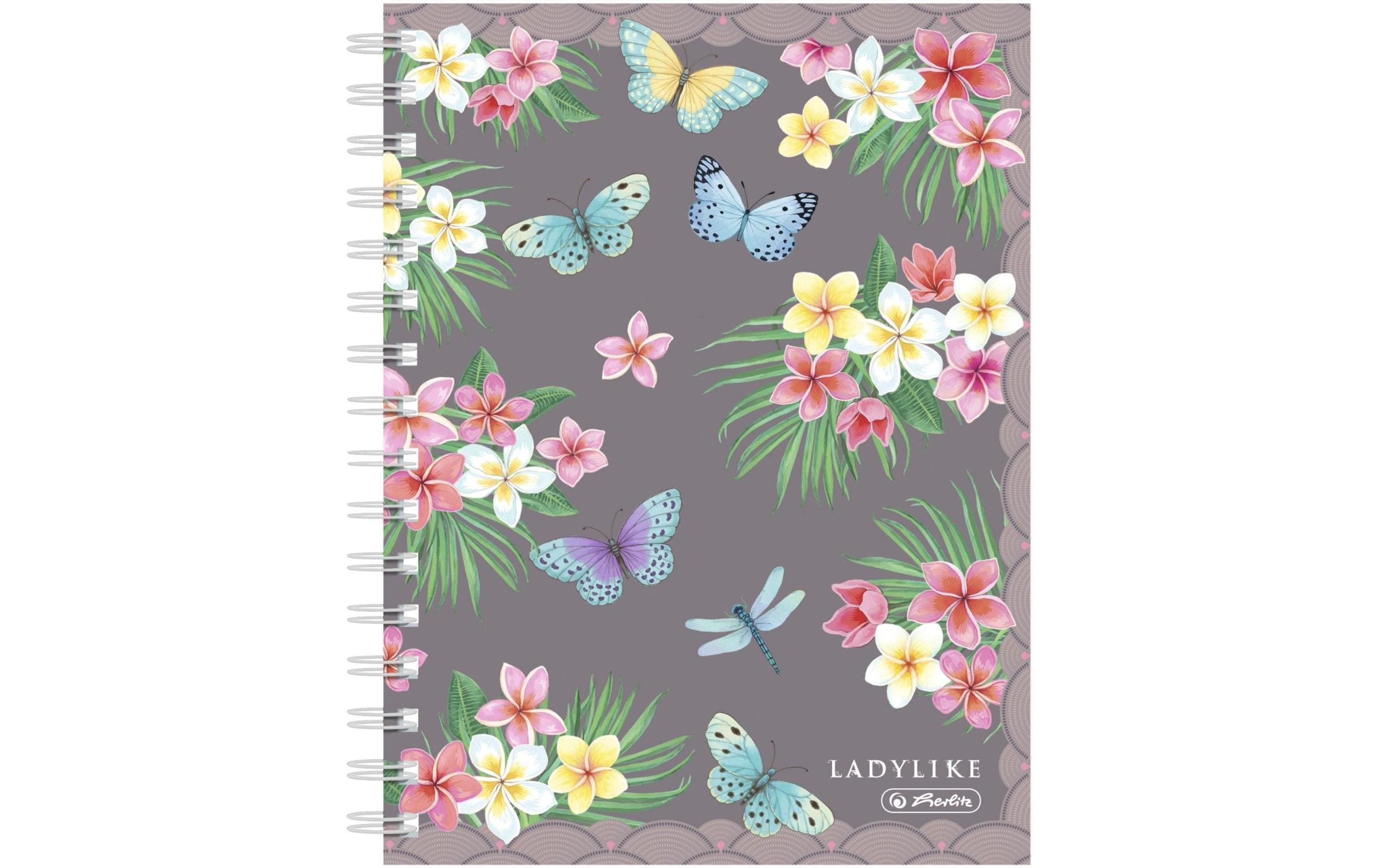 Herlitz Spiralbuch A5 Ladylike Butterflies