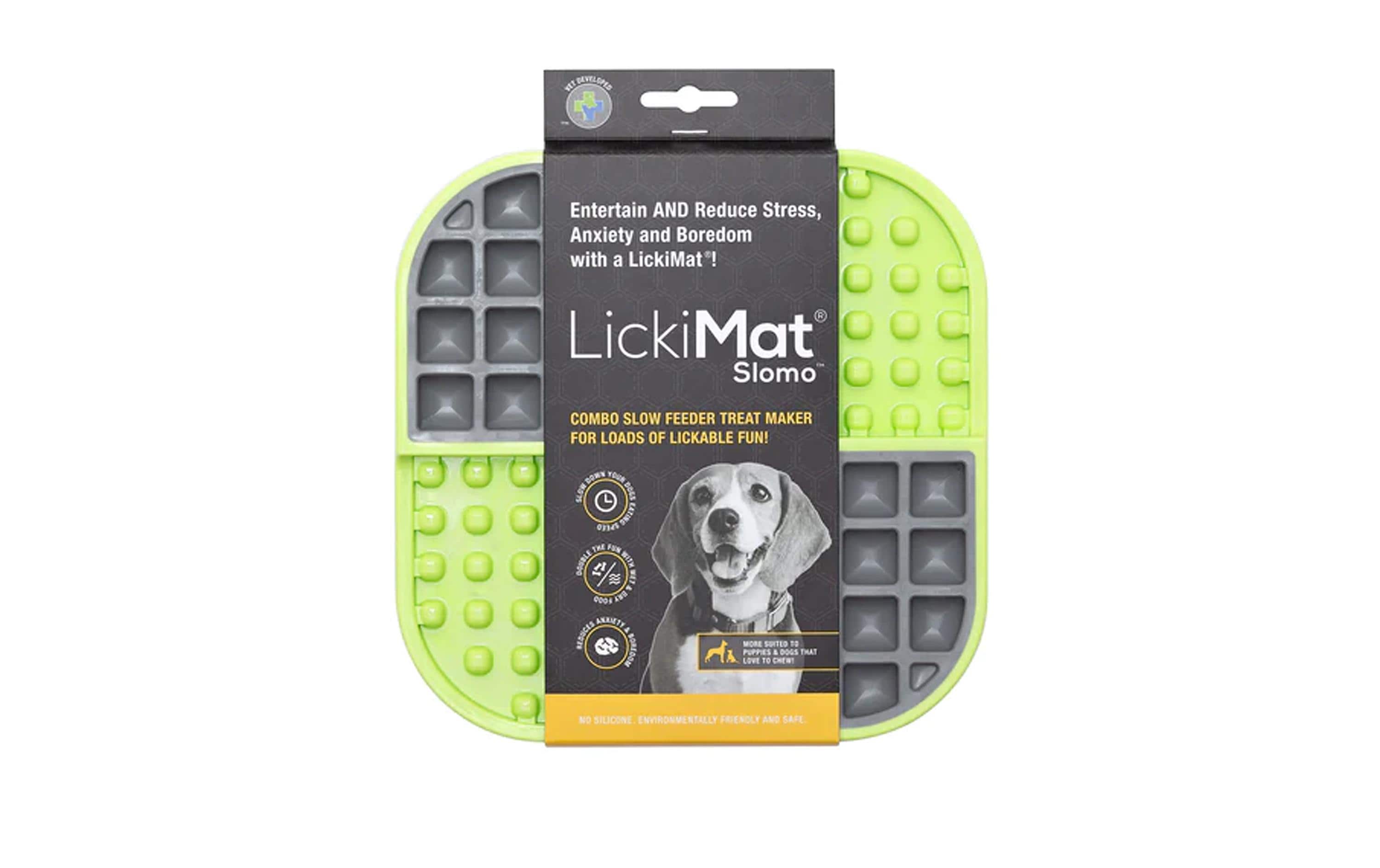 LickiMat Dog Slomo Grün 20 x 20cm